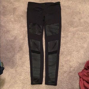Alo Yoga Black Moto Leggings Size L